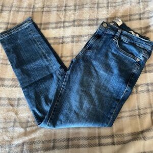 Frame Denim Dark Blue Straight Leg Jeans